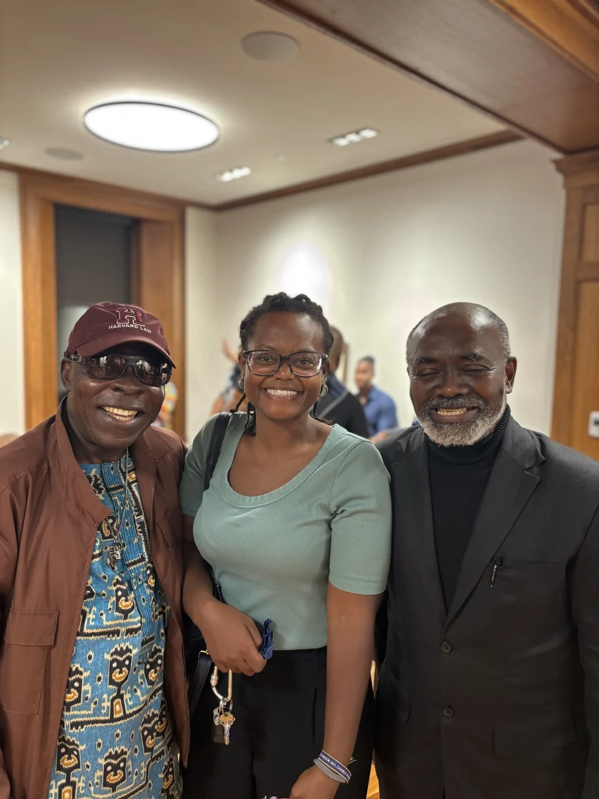 Dr. Lagoke with participants at the venue