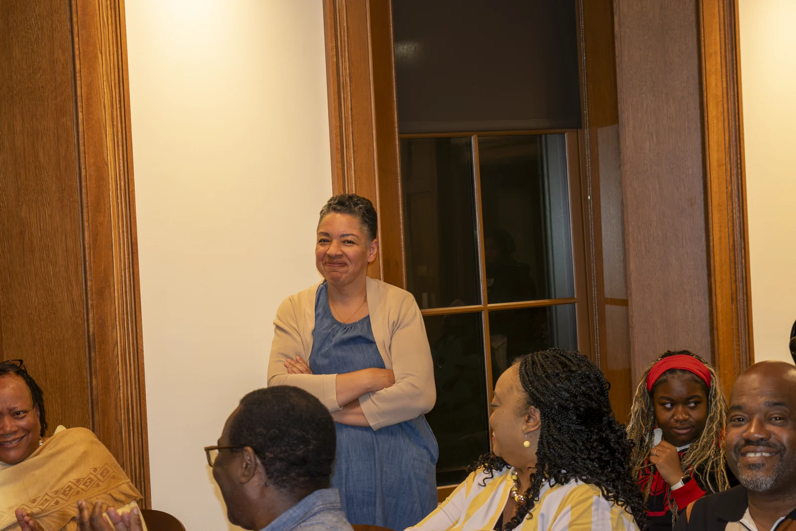 An exchange during the discussion